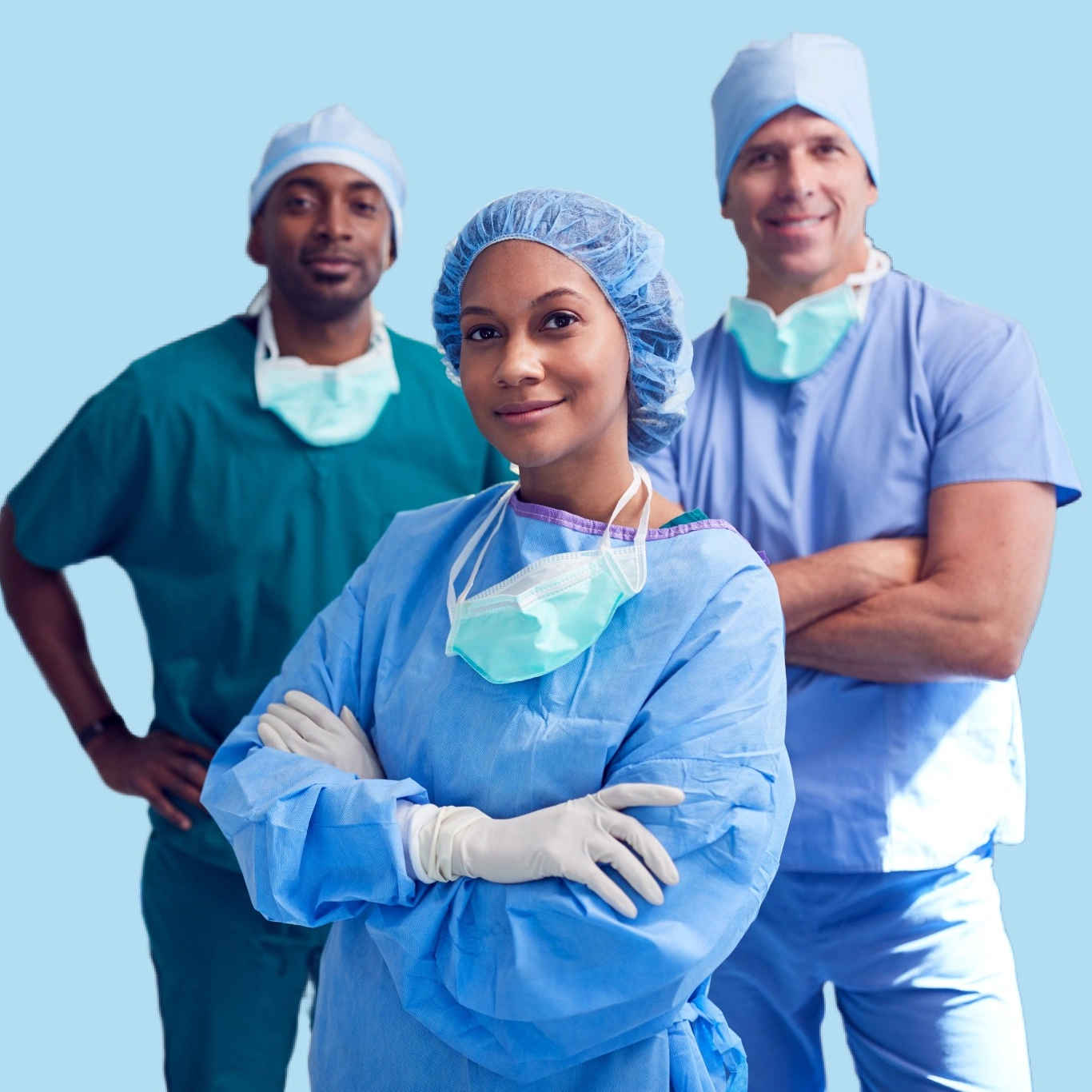 Gram M. Cotton and the GMC Anesthesia team